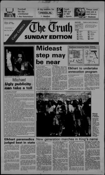 The Elkhart Truth, August 29, 1993, page 1