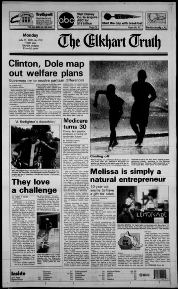 The Elkhart Truth, July 31, 1995, page 1