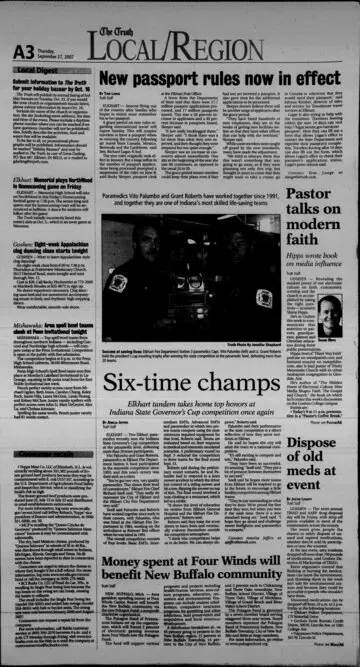 The Elkhart Truth, September 27, 2007, page 3