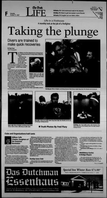 The Elkhart Truth, October 27, 2007, page 39