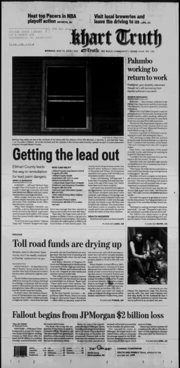 The Elkhart Truth, May 14, 2012, page 1